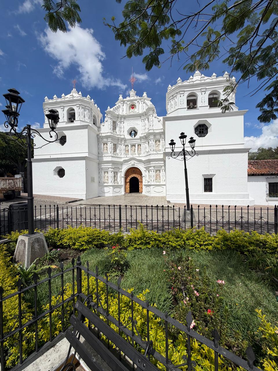 Historic church in the villages around Antigua